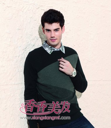 老年男士毛寸发型图片 中年男子板寸发型