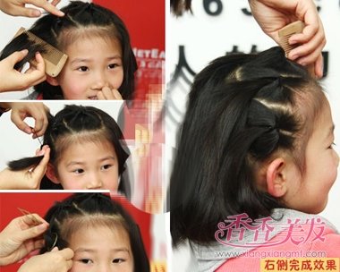 ��������ͯŮ��С������ͷ�� 3��Ůͯ��ô��ͷ���ÿ�