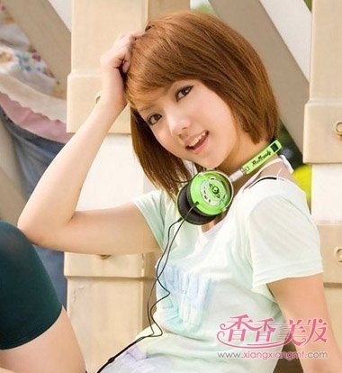 2017ŮԲ���ж̷�����ͼƬ ŮԲ�����¶̷�����ͼƬ