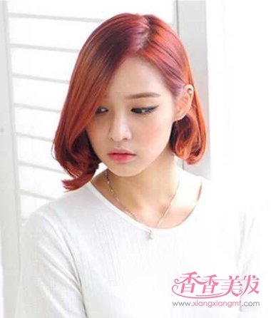 Ů���̷��ƺ�ɫ������� ͷ����Ů���ʺϵĶ̷�����