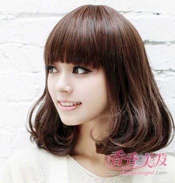 �ʺ�Բ������-�̷� Ů���ɶ̷�����ͼƬ