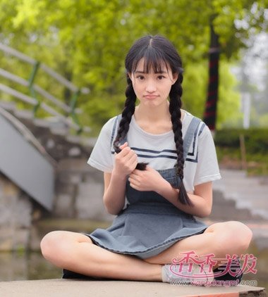 �೤ͷ���Ĳ��輰ͼƬ Ů����ͷ���෢����