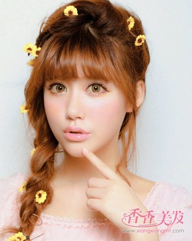 大脸女人的发型 大脸型怎么绑头发好看