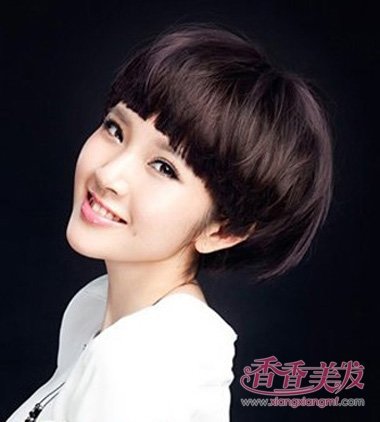 Ģ��ͷ�м��һ��ë�ķ���ͼƬ Ů��Ģ��ͷ����