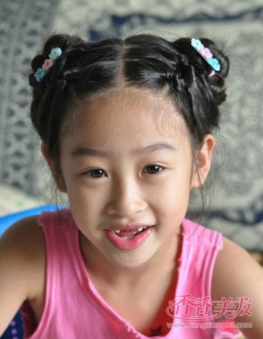 ��ͯ8�곤ͷ��СŮ����ͷ���� ��ͷ���ķ����ɰ���ͷ��