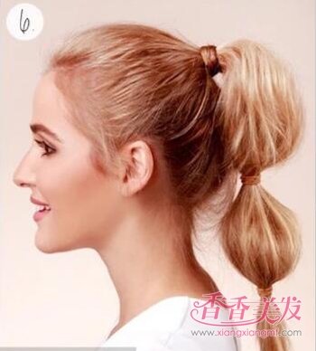 中年妇女长发梳法图解 中年女人长发束发