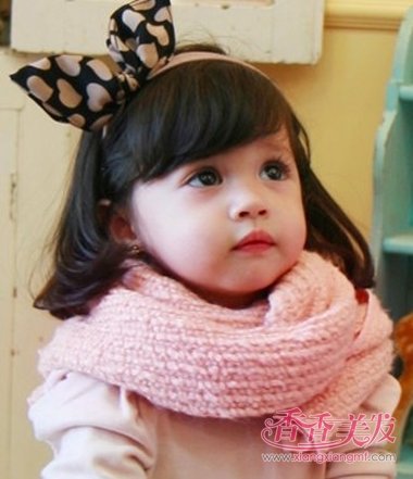 圆脸小孩发型设计简单学习 圆脸小姑娘梳什么发型