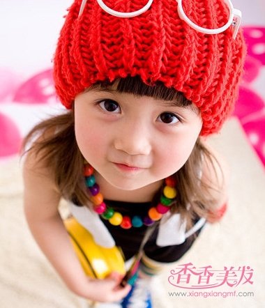 圆脸小孩发型设计简单学习 圆脸小姑娘梳什么发型