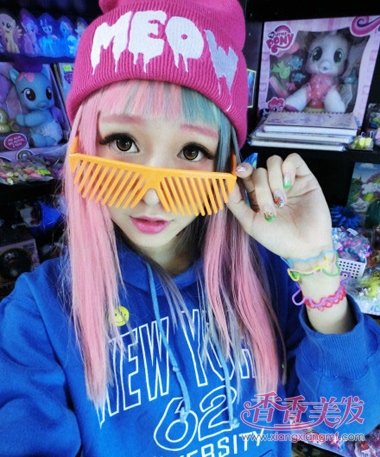 ������Ů��Ⱦ������ͼƬ ͷ������ʲ��ʺ�Ū����������