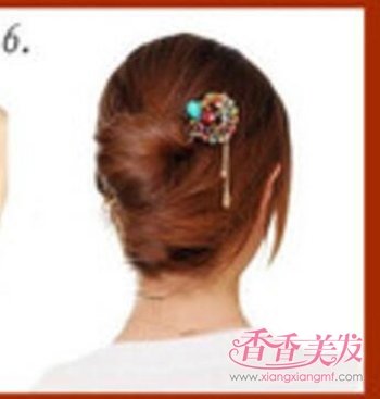 中长头发如何用发簪盘发 长头发怎样盘好看步骤