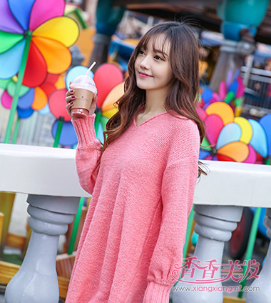 头发梳起来烫什么发型好 头顶尖的女生适合烫什么发型