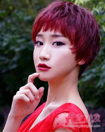 ͷ��Ⱦ�Ϻ�ɫͼƬ ѧȾͷ���ۿ�����