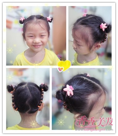 СŮ���ӿɰ�ͷ��ͼ�� СŮ����Ūͷ���ķ���