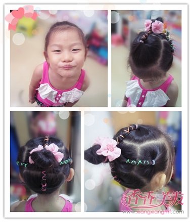 СŮ���ӿɰ�ͷ��ͼ�� СŮ����Ūͷ���ķ���