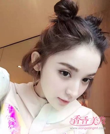 Ů������Ư����ͷ���ж̷���ô��ͼ�� Ů���Ӷ̷������ͷ��