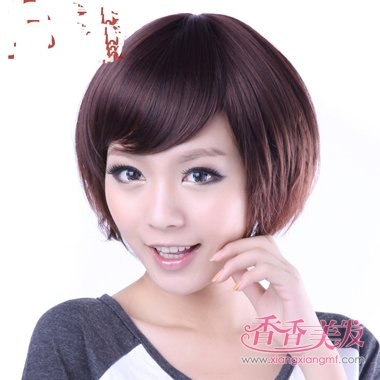 Բ��΢���ʺ�ʲô���Ķ̷� ��ͷ�����̷�Ů��ͼƬ