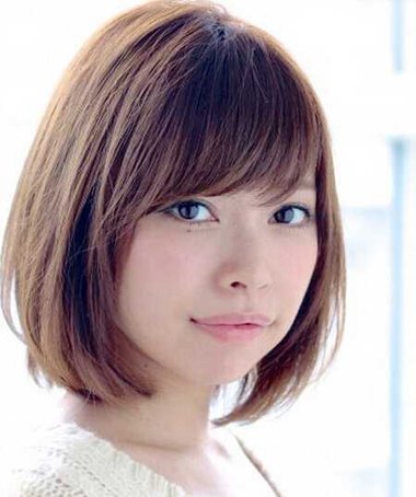 大圆脸波波头短发烫发 适合圆脸女生的波波头