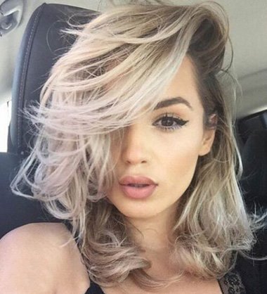 Ů����lobͷ�������ж̷� Ⱦ�ص���ͷ����ʱ������