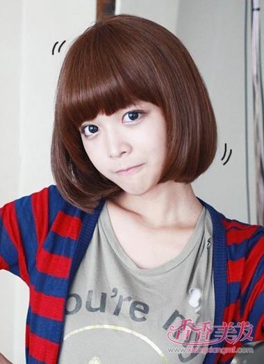 Ů������Ϊ���еĶ̷� ��׼����ȫ��ͷ��ɫ��