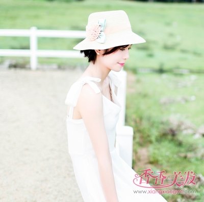 �̷�Ů����ñ�Ӳ�Ҫ̫��һ 2018�����ж̷�Ů����6��ñ��ͼƬ