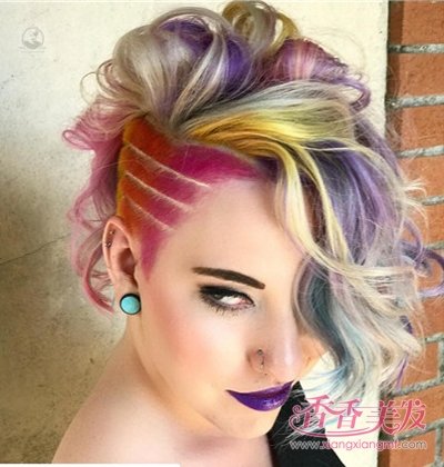 �������޷�ɫ�����undercut���� Ů��undercut����Ⱦ������ͼƬ