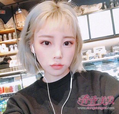 Ů�����ο����ǳɫϵ�̷����Ͳο� �׸��뻻��ɫ�Ķ̷�MM