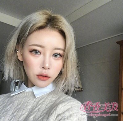 Ů�����ο����ǳɫϵ�̷����Ͳο� �׸��뻻��ɫ�Ķ̷�MM