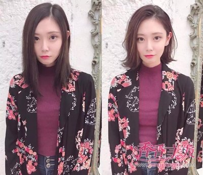 微微一翘很倾城 上翘短烫发才是今年流行款