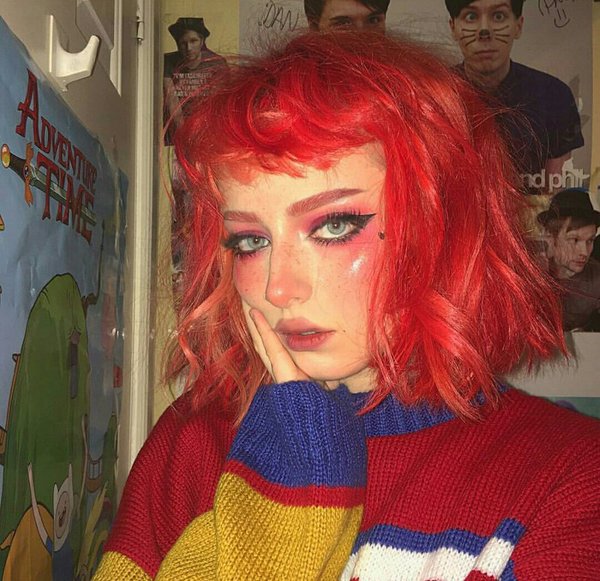 2019������Ҫ�����췢ɫ���� Ƥ��������ѡ��ɫ���׵�С��Ů����