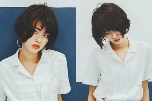 ���ô����Ķ̷�����ͼƬ��ȫ Ů���޼����ĺ�ʽʱ�ж�ͷ��