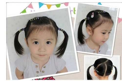 Ůͯ���ж̷����Ͱ������� СŮ�����ɰ�ͷ��ͼ�ⲽ��