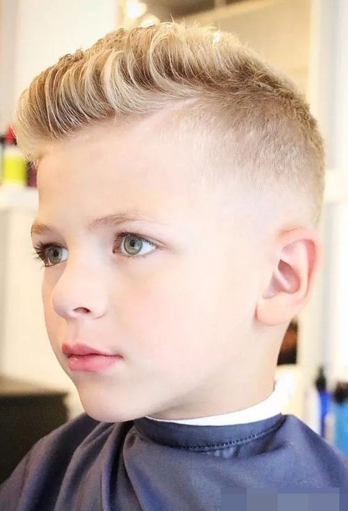 小男孩剃短头发发型图片 1一3岁男童剃剪短发图片
