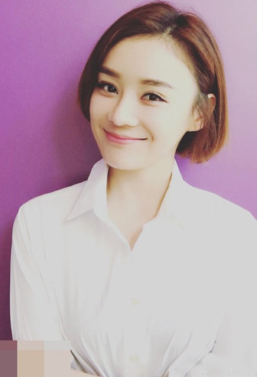 可爱妹妹头明星们都爱剪它 萌短头发正当爆红的发型