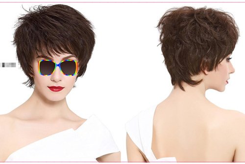 Ů�����ж̷���λ��ͼƬ �������۵�Ů����ͷ��