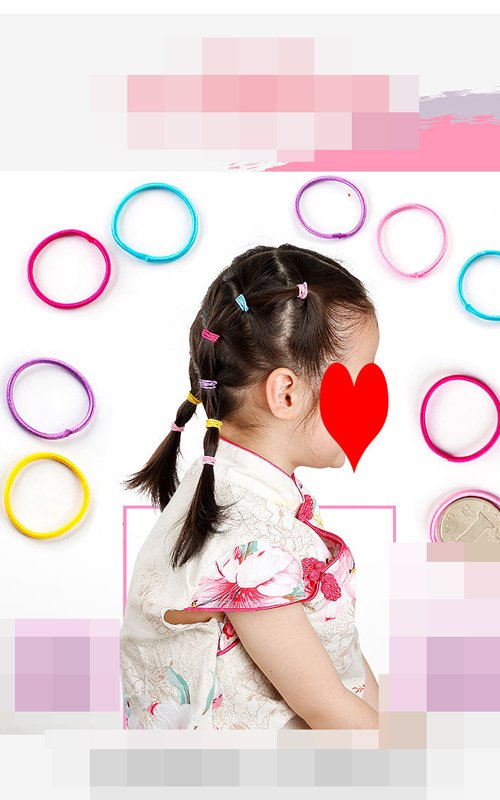 小女孩怎么弄大款的头发 隆重场合孩子扎出的发型