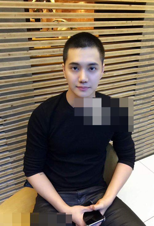 ��ѧ��¶��ͷ�ķ���ͼƬ ����˧����������緢��