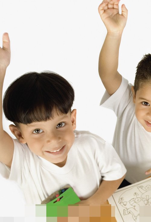 Сѧ������˧���Ķ̷����� ڹ�͸����к���ͷ��ͼ��