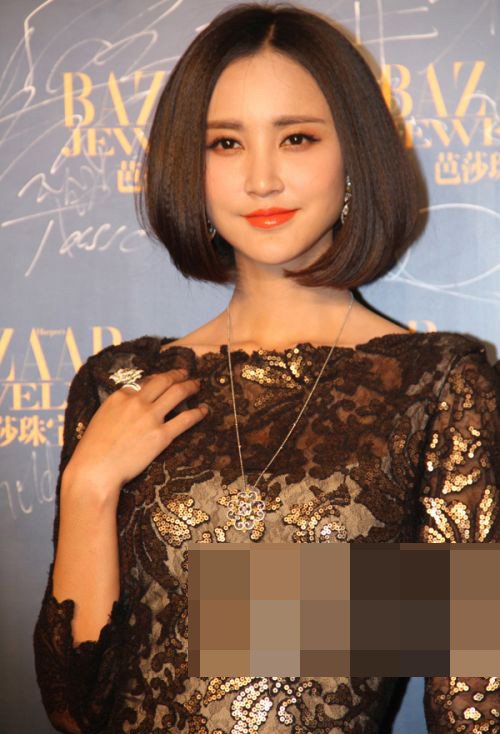 张歆艺齐肩短头发造型 弄出二姐率真的短发图片