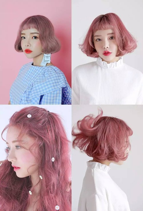 2020�������е���ɫͷ�� Ů��Ⱦ��������ɫ