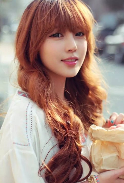 2020�������е���ɫͷ�� Ů��Ⱦ��������ɫ