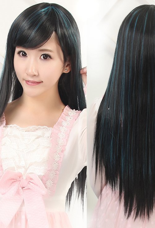 ���԰�����ɫ��Ⱦͷ�� ק��Ů��������ͷ������