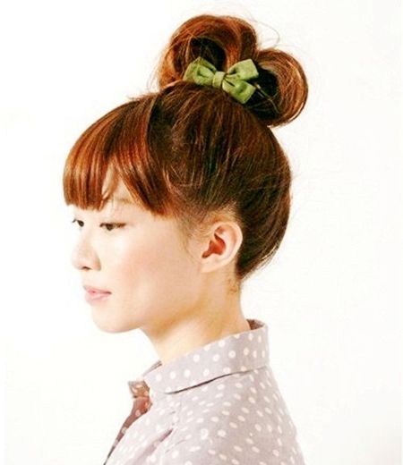 简单的花苞头的扎法图解 不用道具怎么扎好花苞头